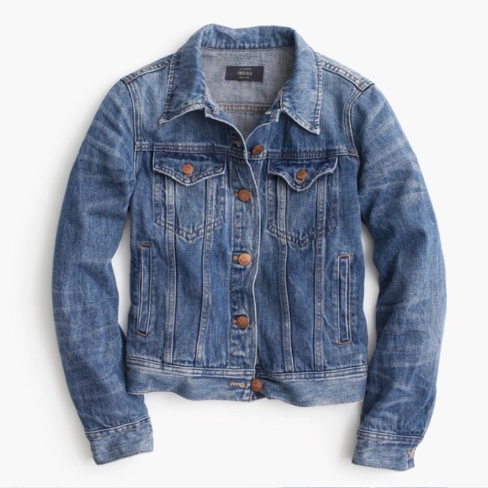 J Crew Indigo Denim Jacket